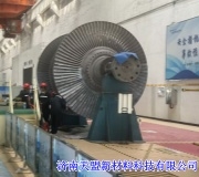濟南天盟烏魯木齊汽輪機葉輪現場超音速噴塗
